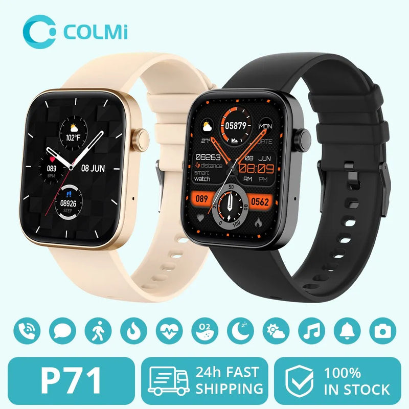 Smartwatch Health Monitoring IP68 Waterproof Smart Voice Assistant Smart Watch Men & Women