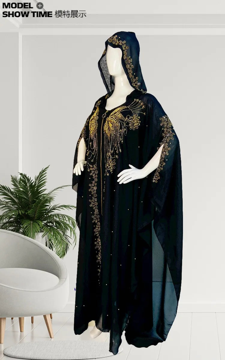 Abaya Fashion Dresses Dubai Luxury Chiffon Boubou Caftan Occasions Abaya