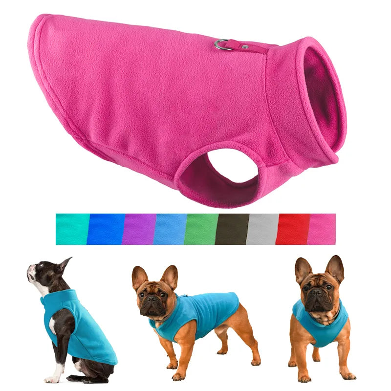 Winter Fleece Pet Clothes for Small Dogs and Cats