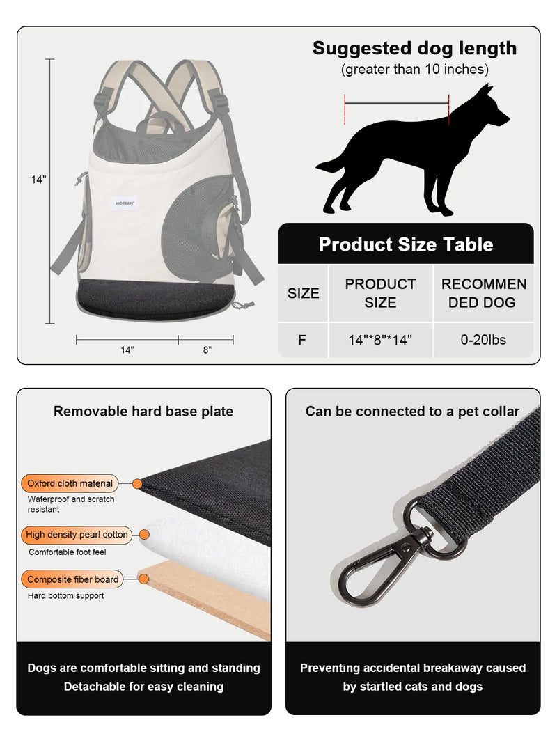 Breathable Pet Chest Carrier