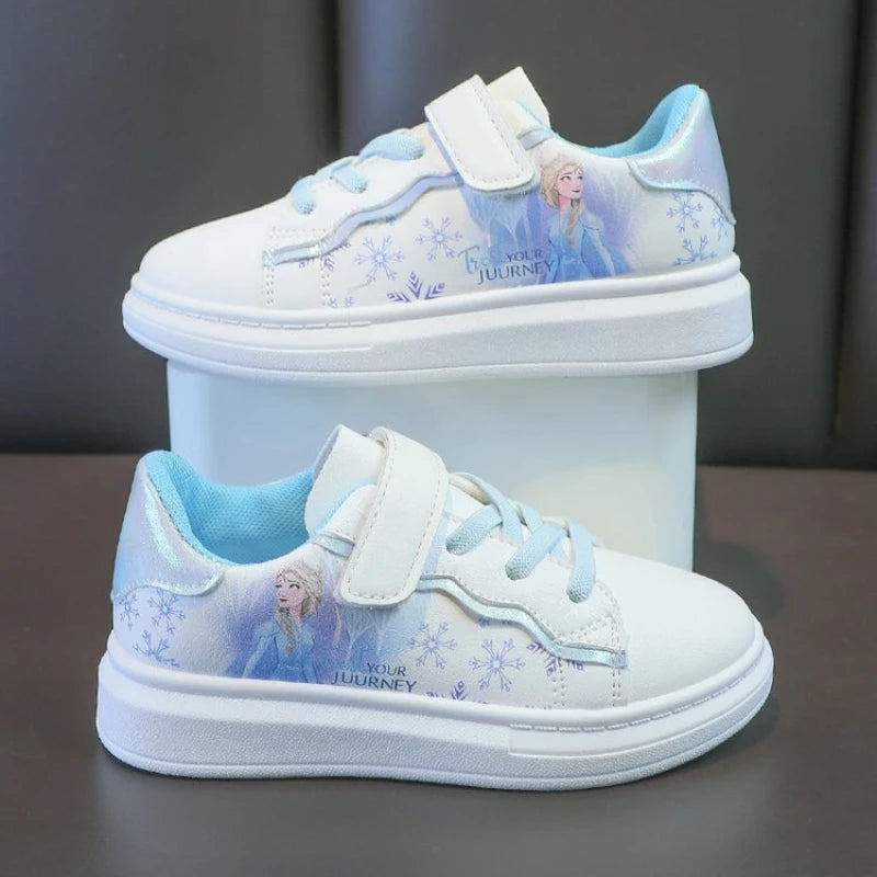 Disney Kids Sneakers Elsa Frozen Princess Casual Sport.