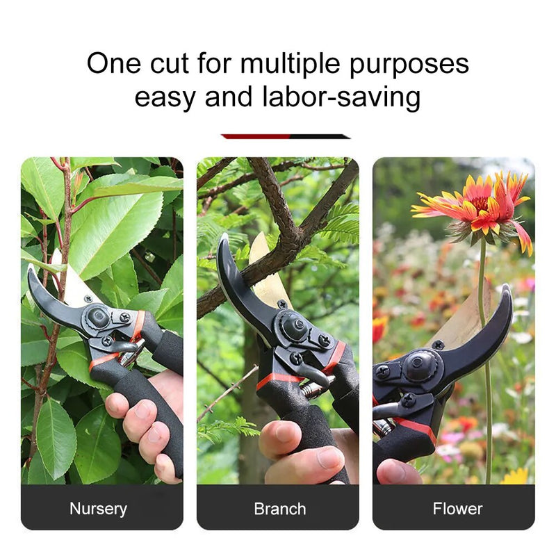 Plant Scissors Carbon steel  SK5 blades Edge Retention Pruning Shears Cutter