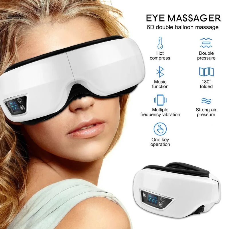 Eye Massager 6D Smart Airbag Vibration Eye Care Instrument