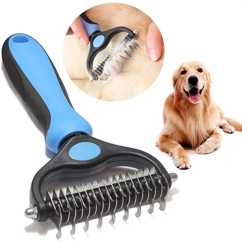 Dog Hair Remover Pet Fur Knot Comb Brushes Grooming