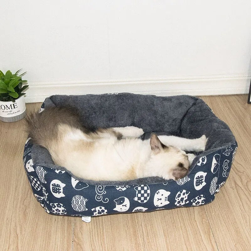 Pet Sofa Bed Warm Nest Kennel Dogs Plus Size Sleeping Mattress