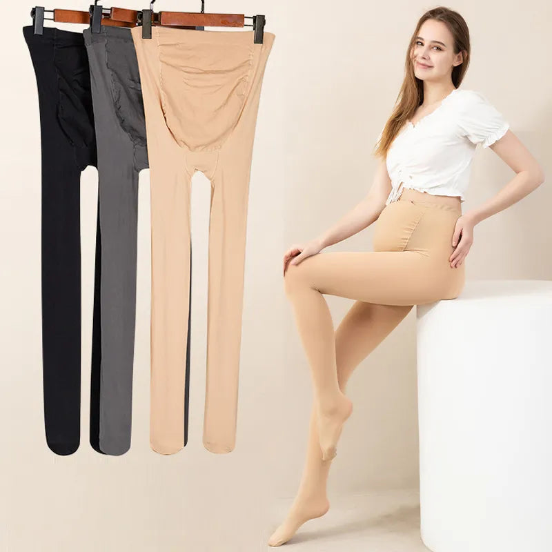 Maternity Tights Stockings Leggings For Pregnant Women Adjustable High Elastic