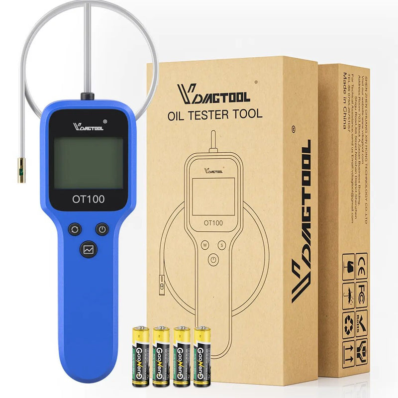 Engine Oil Tester With LCD Display Oil Quality Detector Gas Analyzer For Auto Check Oil Testing Tools