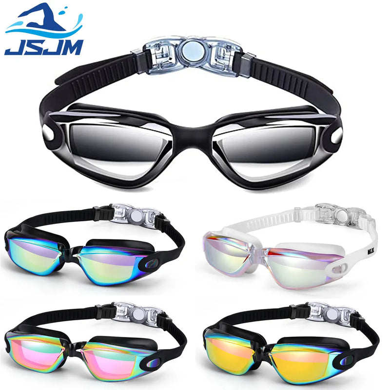 Professional Adult Anti-fog UV Protection Lens Men Women Swimming Goggles Waterproof Adjustable Silicone Glasses