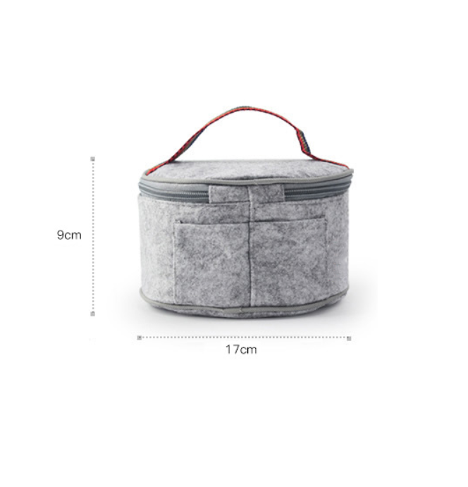 Portable Stainless Steel Thermal Compartment Lunch Box Container with Insulated Lunch Bags